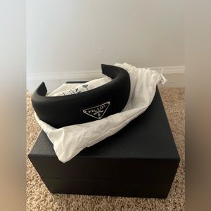 Prada thick Re Nylon headband 100% authentic